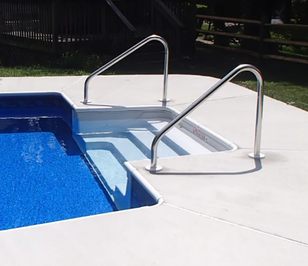 Outdoor Pool Accessories Stainless Steel Swimming Pool Exit Grab Rails ...