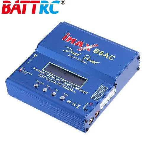 
iMAX B6AC 80W 6A Updated Balance Charger Discharge for Lipo/Li ion/LiFe/NiMh Battery 