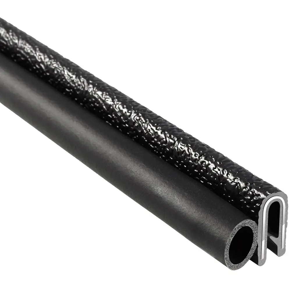 Seal Rubber Per Foot Vertical Bulb Trim Seal Bulb Diameter 0.55 Flange size 0.039 to 0.14