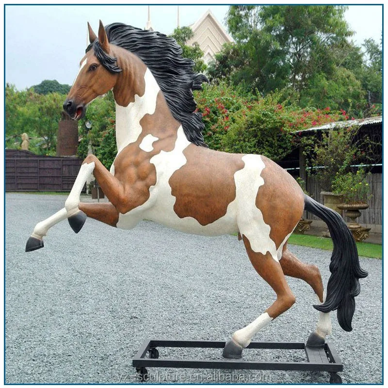 Outdoor Fiberglass Plastic Big Size Horse Statue For Sale Buy
