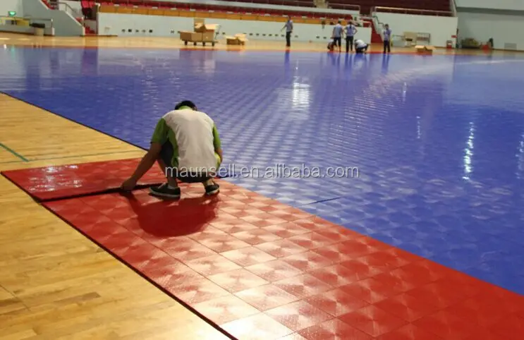Portable Plastic Outdoor Basketball Court Sports Flooring