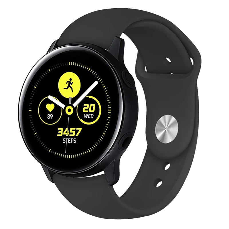 

Pure Silicone Strap for samsung galaxy watch 46mm band, Optional
