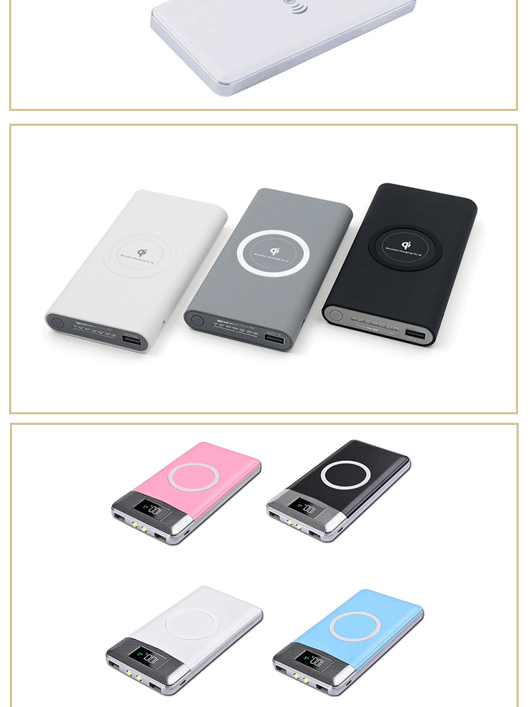 High Quality Outdoor Qi Panel Fast Charger Waterproof Wireless Portable 10000mah Original Power Bank - ANKUX.COM