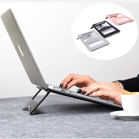 

Small Package Light Weight Foldable Aluminium Eergonomic Laptop stand