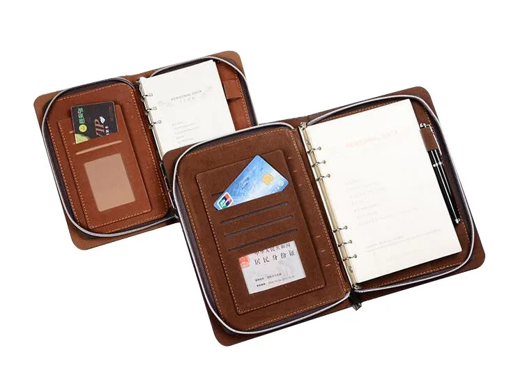 Looseleaf Notebook Mini Notebook With Replaceable Pages Small Pocket Notebook With Pen Holder