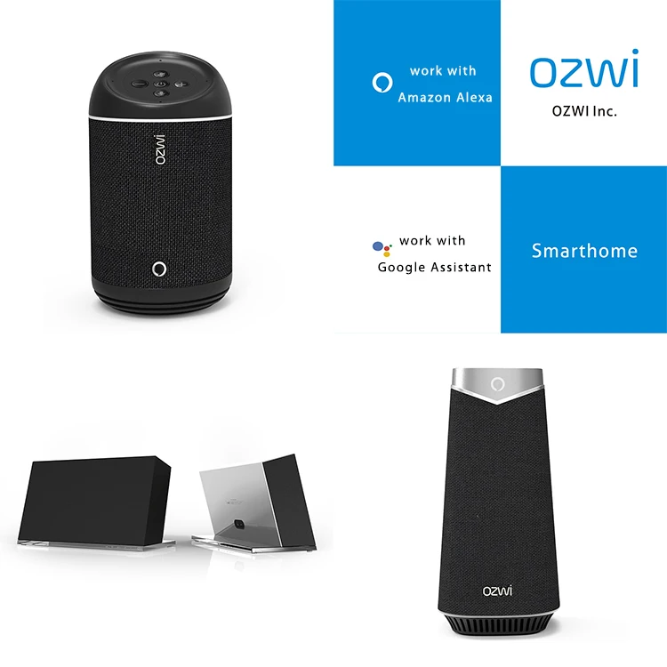 Wholesale custom smart home far field voice control enable alexa speaker portable BT wireless small Mini WiFi speaker - ANKUX.COM