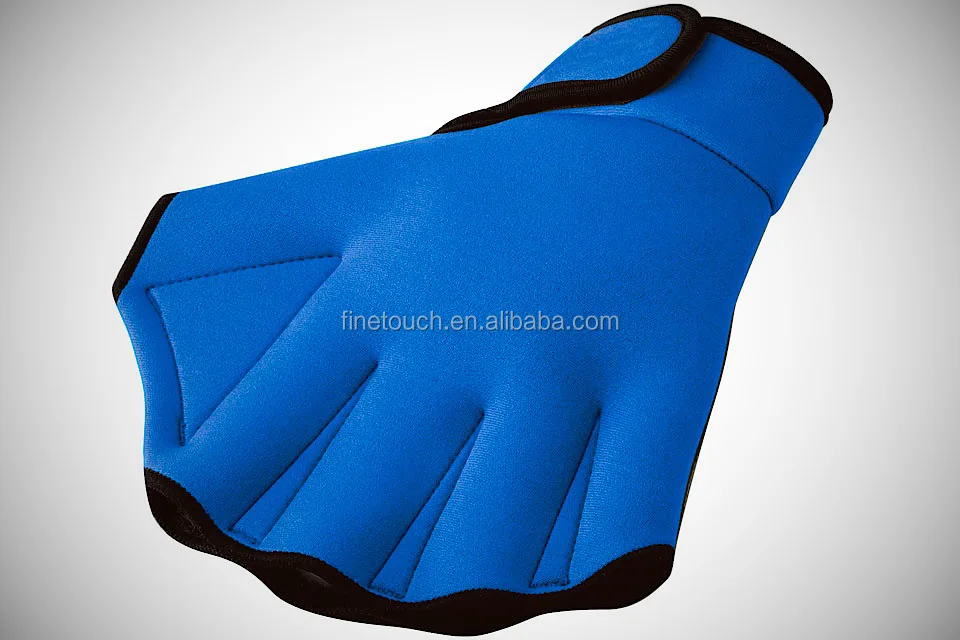 
Webbed neoprene swimming gloves 