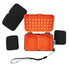 Multifunctional 2 Compartments Fishing Box 10*6*3.2cm Plastic Earthworm Worm Bait Lure Fly Carp Tackle Accessories