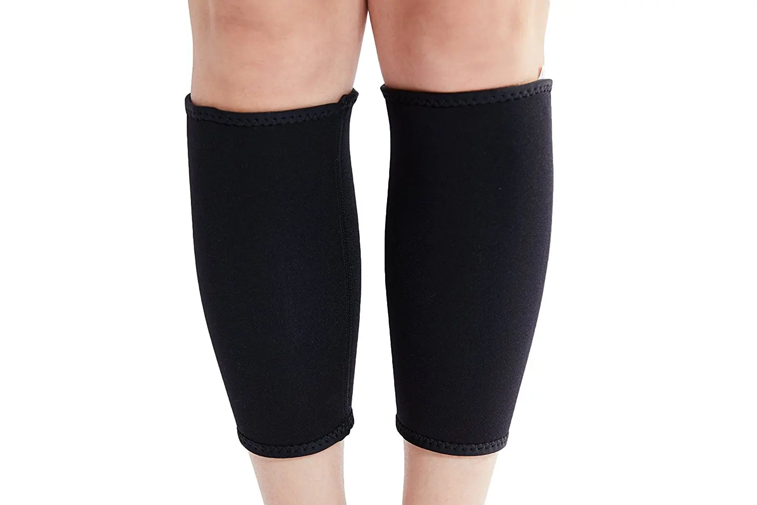 Ausom Slimming Mens Womens Thermal Leg Shaper Sudatory Shank Wraps Neoprene Compression Workout Slimmer for Fat Burning and Beautifying