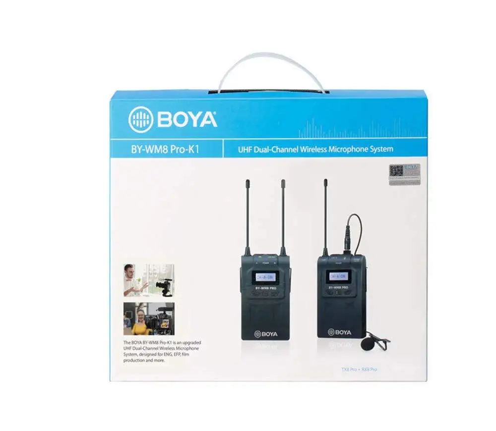 BO YA by-WM8 Pro-K1 cheap professional UHF wireless camera microphone with 48 Optional Channels