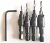 HSS Cordless Drill Bit Set with High Carbon Steel Countersink Tools household tool