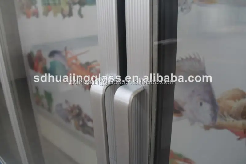 Gass door refrigerator Drinks Vitrine Cooler electric heated