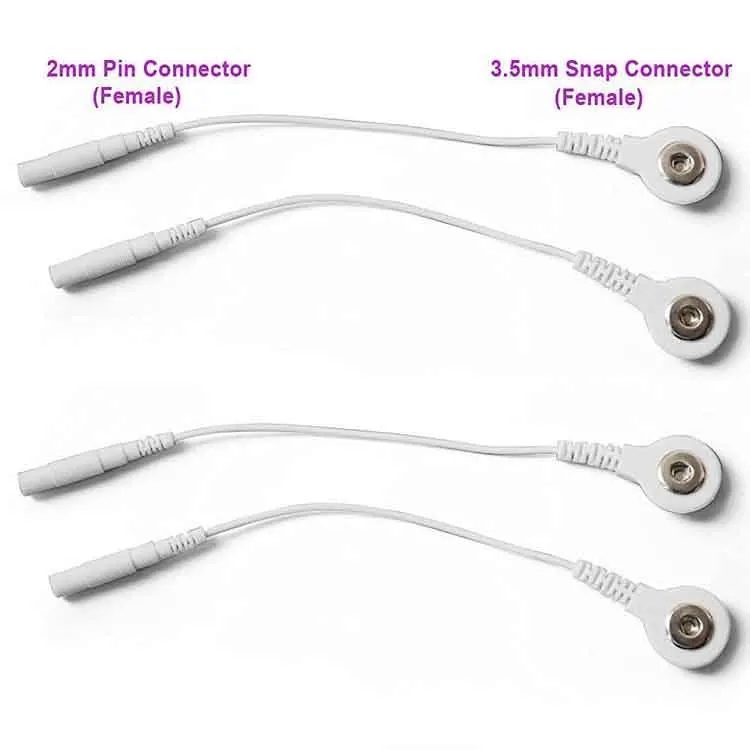 2mm Pin Connector To 3.5mm Snap Connector Tens Ems If Snap Lead Wire Adapters Buy 2mm Pin To 3