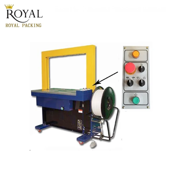 
Good quality semi automatic carton box strapping machine price 