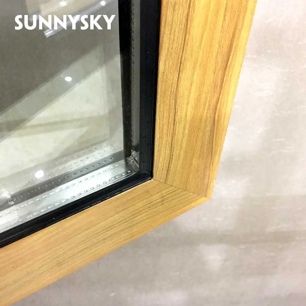 Luxury Australia standard french aluminum casement swing window