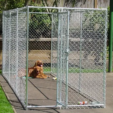 Outdoor Temporary Dog Fence Pvc Chain Link Kennel Outdoor Temporary Dog Fence Pvc Chain Link Kennel
