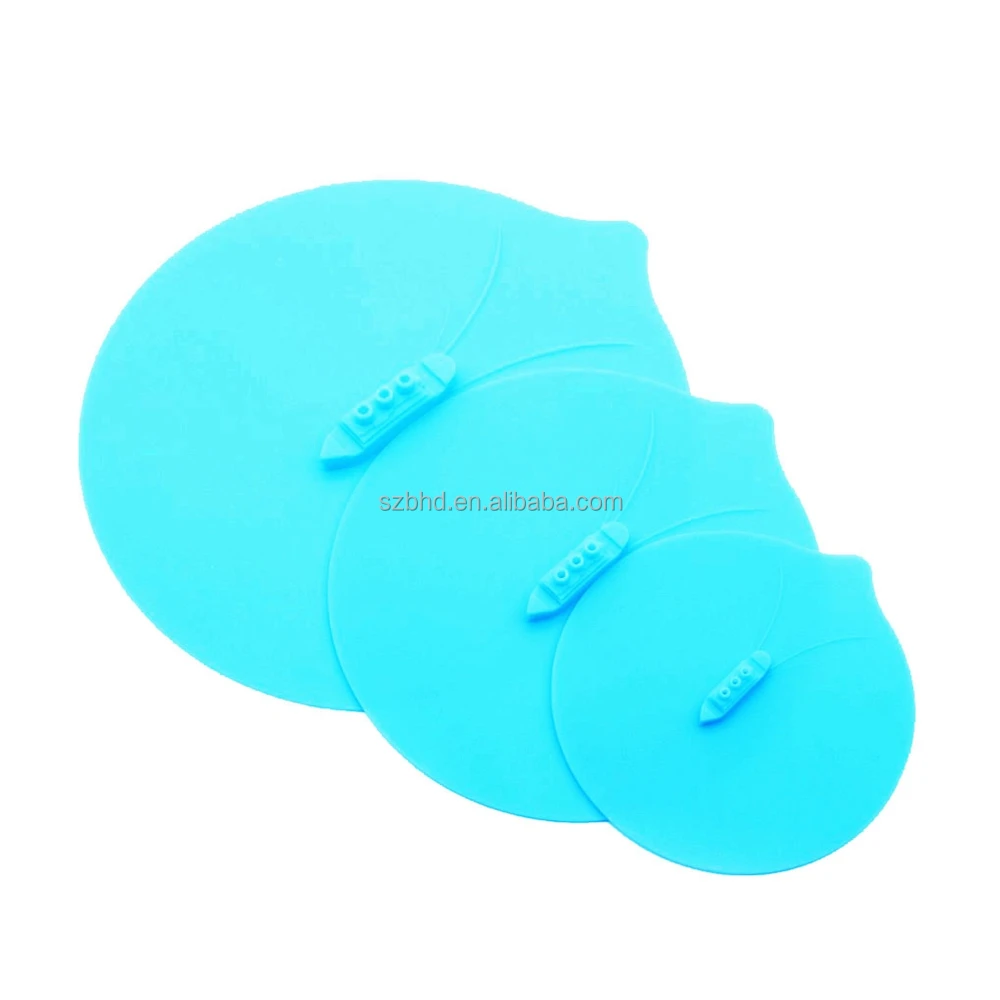 

3 Packs Sets Heat Resistant Silicone Steamship Pot Hot Cover silicone stretch lids, silicone pot cover lids