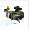 Pneumatic actuator with limit switch and instrument