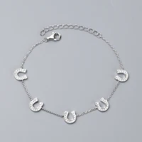 

Uniquely designed wedding horseshoe shape lucky bracelet