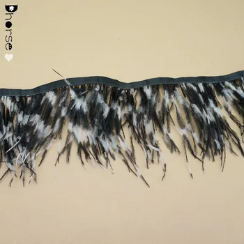 black and white ostrich feathers