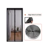 Free Shipping for Samples Amazon Polyester Black Decorative Magnetic Mosquito Net Fly Screen Door Window Curtain