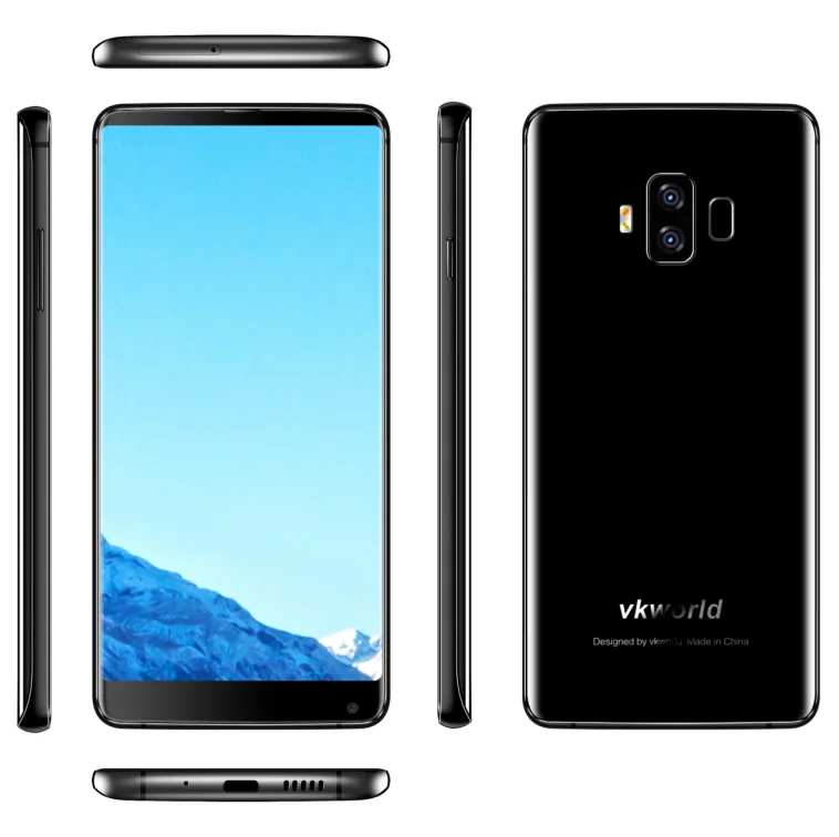 

Factory price 5G VKworld S8 5.99" 18:9 FHD SmartPhone, Dual Back Cameras, 5500mAh Battery, Android 7.0 mobile cell phone