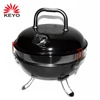 folding leg mini portable small camping grills foldable legs barbecue table kettle bbq grill with Stainless Steel Wind break