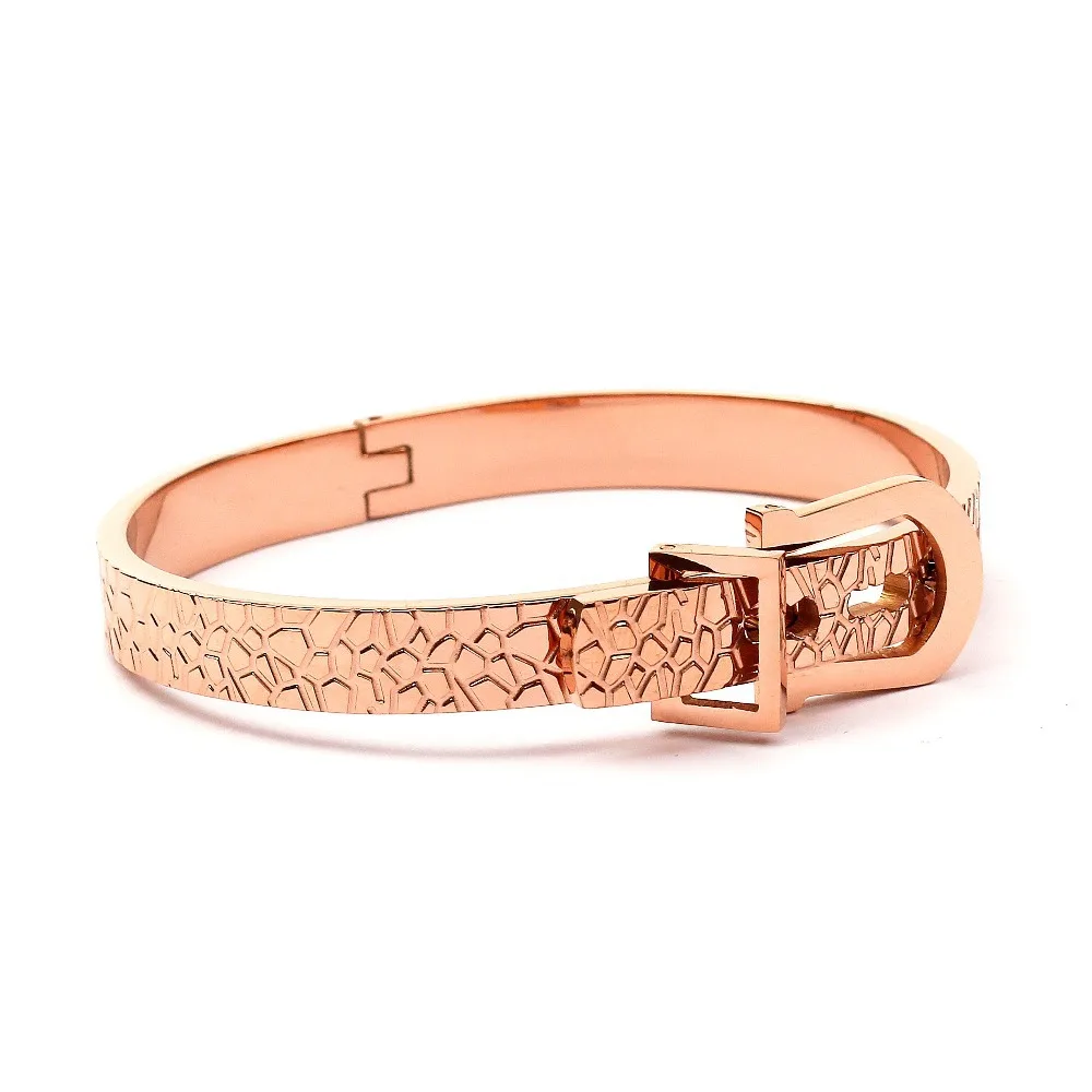 Mens Rose Gold Belt Buckle Literacy Basics