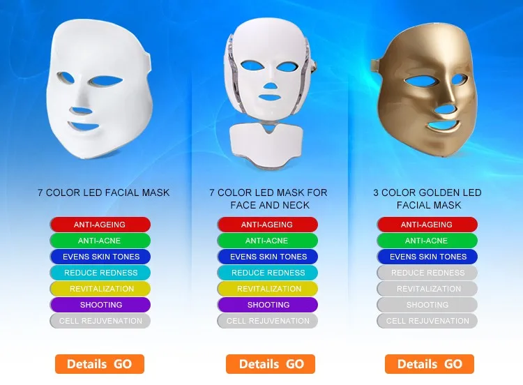 light blue therapy facial rejuvenating