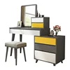 hot saling modern design wooden dressing table with storage