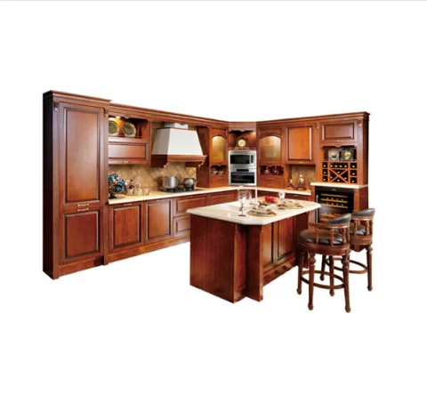 Used Cabinet Doors New Model Solid Wood American Kitchen Cabinet