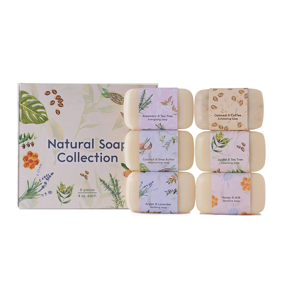 100 Natural Organic 6 Piece Moisturizing Body Wash Soap Bar Buy