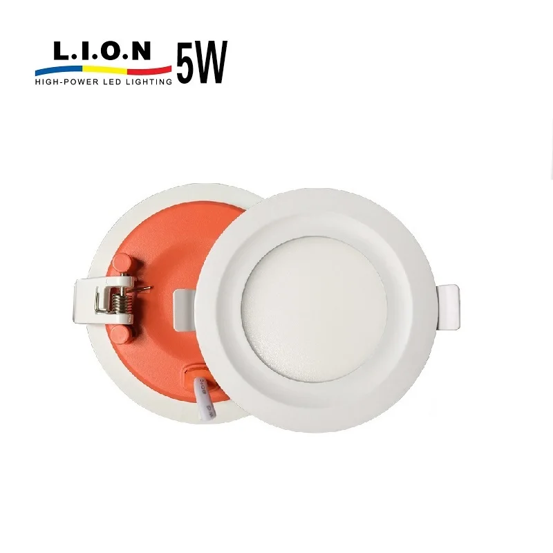 
Hot selling ultra slim round 5 watt recessed led panel light price 