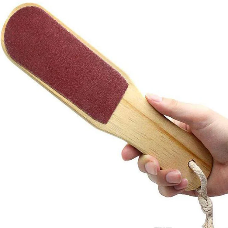 Wooden Foot File Feet Nail Tools Red Wood Foot Rasp Nail Art Pedicure