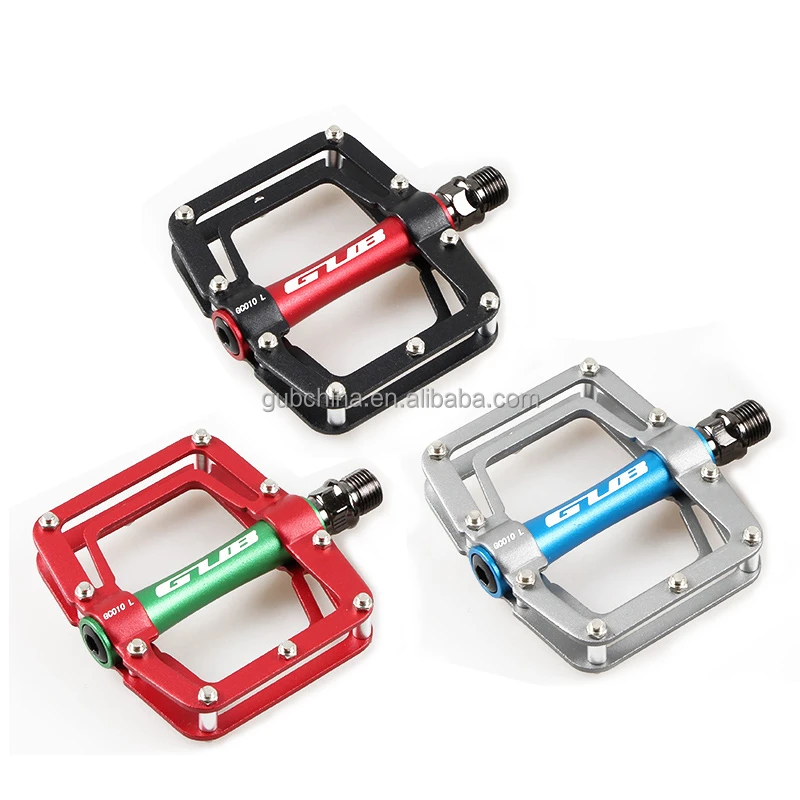 Pairs of New Platform Pedals Flat Cycling Pedals 3 Colors GUB GC010 Replacement