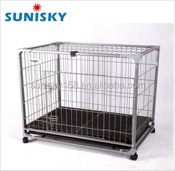open dog cage