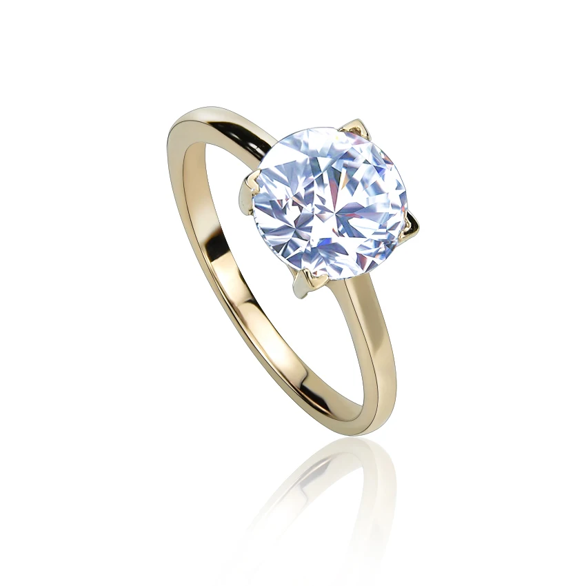 

The Jewellery of RING main stone 2carat moissante set in rose gold