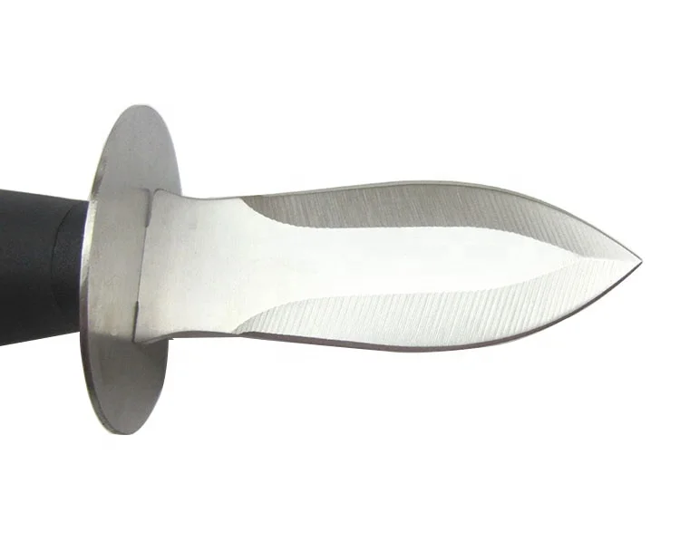 
stainless steel seafood oyster shucking opener knife plastic handle 