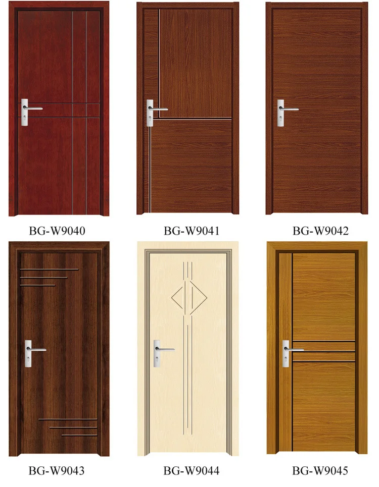 Wooden Temple Design For Home With Door Home Design