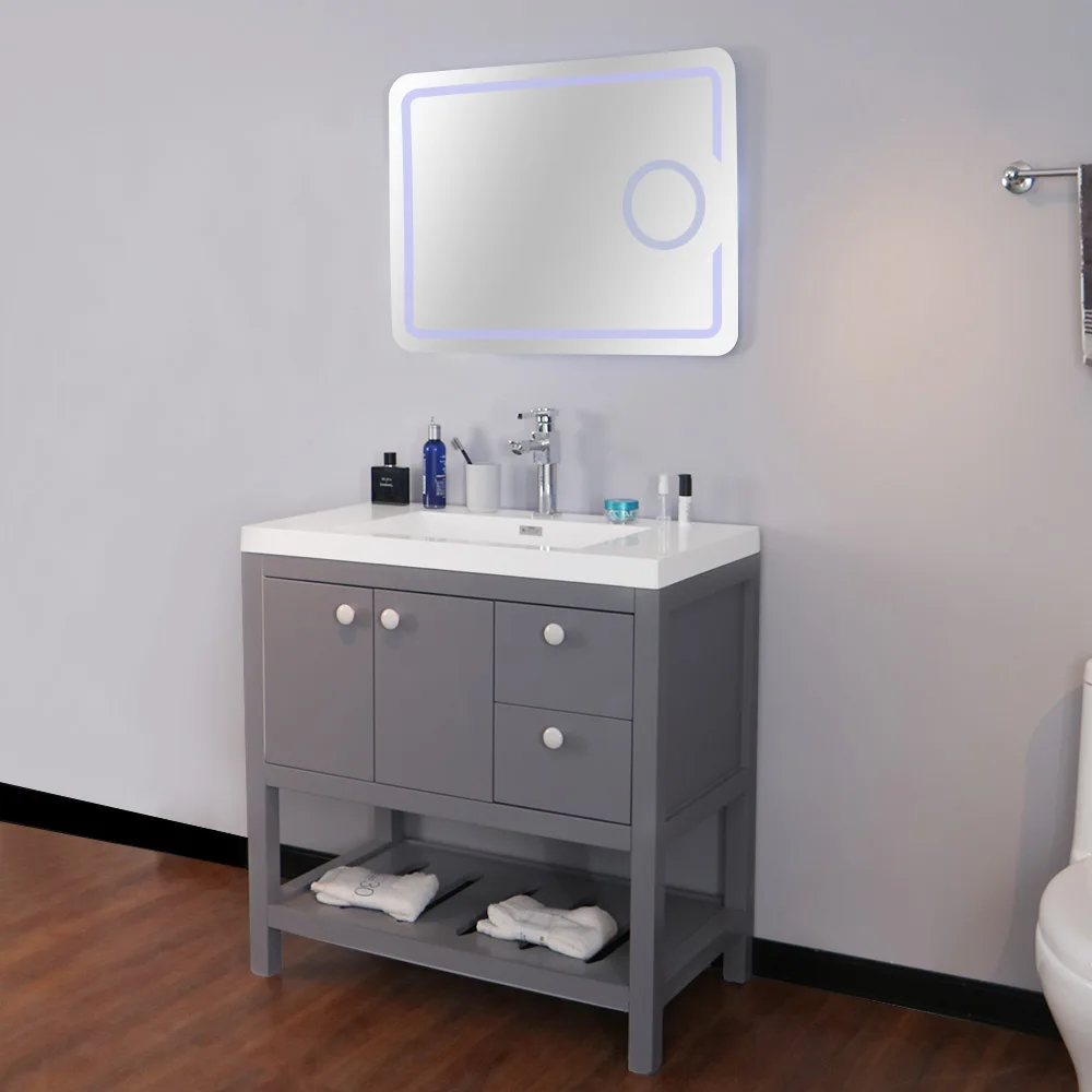 96 Inch 24 Inch With Drawers Glass Wash Basin Tempered Commercial