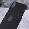 Hard PC for Iphone X Inner and outer grooves case for Inlay Leather Wood