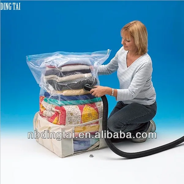 Buy Birud Vacuum Bags Reusable Space Saver Quit Vacuum Plastic Rectangular  Storage Bag for Clothes, etc. Online at Best Prices in India - JioMart.