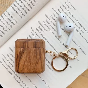 Solid Wood Series Protective Case AirPods Finger Loop