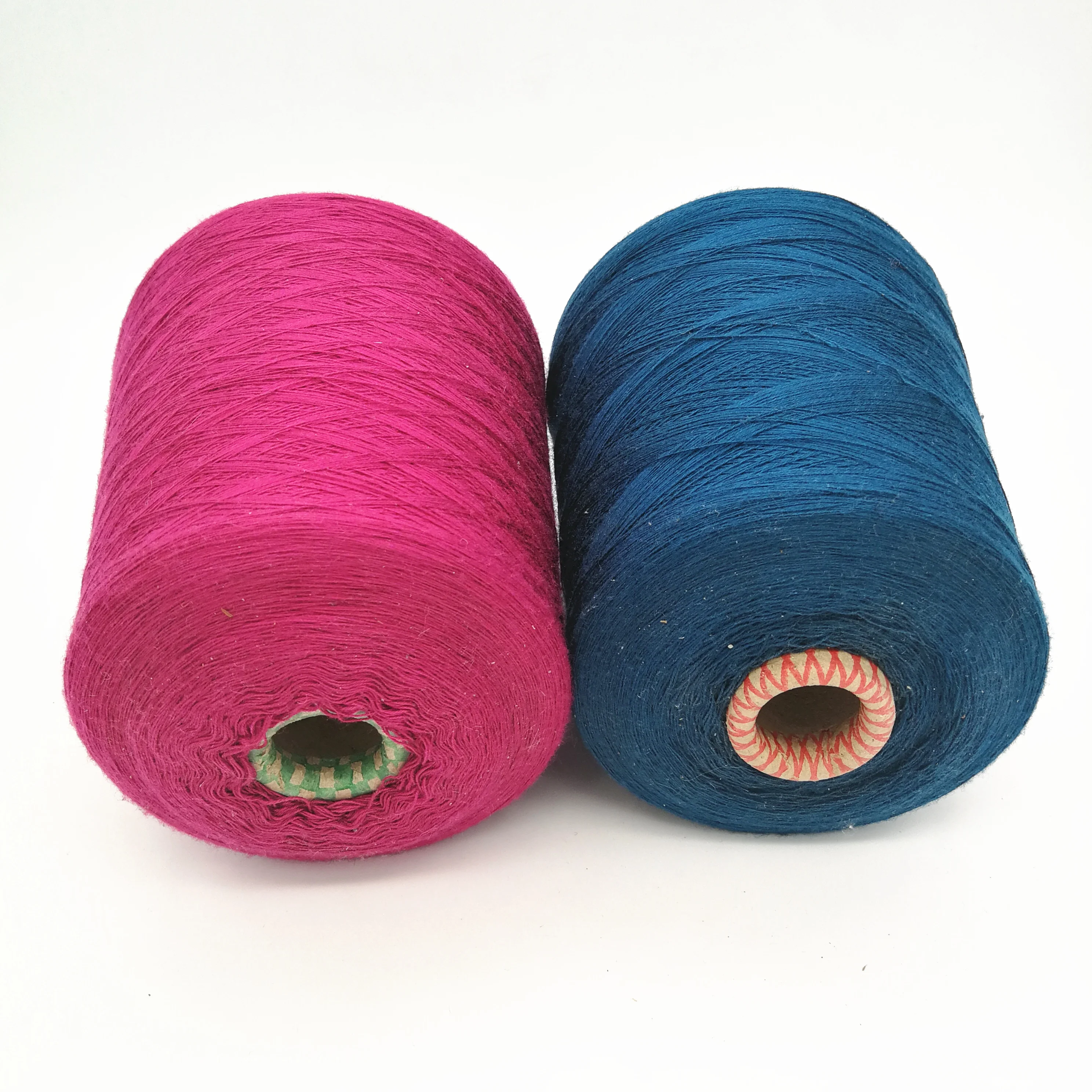 
Hot sale dyed colorful viscose acrylic blended spun yarn for knitting and weaving with good price 