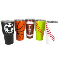 

insulated 30oz double wall stainless steel baseball softball tumbler cups