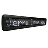 P7.62-7x80W semioutdoor high lightness single line white lamps programmable led sign display messages
