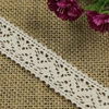 // nice heavy cotton lace for table cloth border // crochet cotton lace trim //