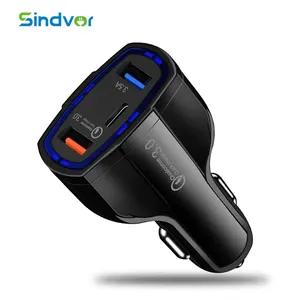 Dual USB C PD & QC3.0 Car Charger