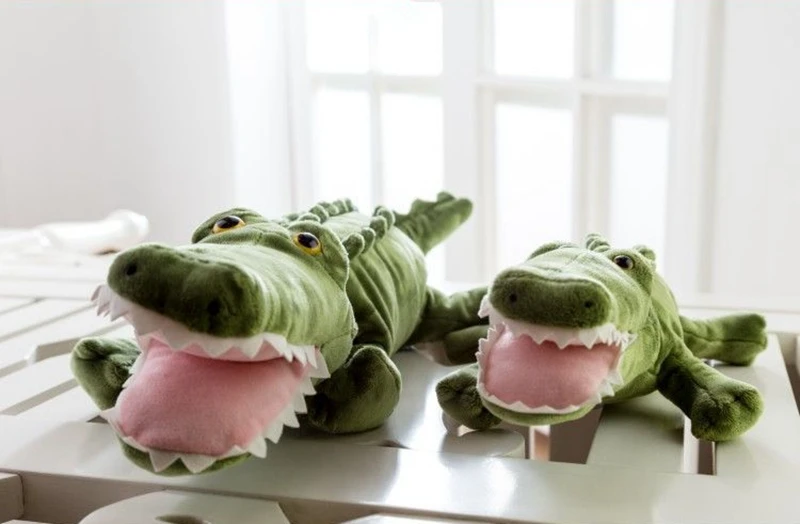 Dorimytrader quality soft animal crocodile plush doll stuffed lovely cartoon cotton alligator toy baby sleeping pillow cushion 52cm DY61885 (6)