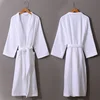 100% Cotton Thick Short-length Plain White Bathrobe